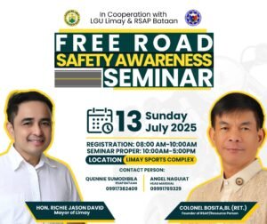 𝗙𝗥𝗘𝗘 𝗥𝗢𝗔𝗗 𝗦𝗔𝗙𝗘𝗧𝗬 𝗔𝗪𝗔𝗥𝗘𝗡𝗘𝗦𝗦 𝗦𝗘𝗠𝗜𝗡𝗔𝗥 𝗛𝗔𝗡𝗗𝗢𝗚 𝗡𝗚 𝗟𝗚𝗨 𝗟𝗜𝗠𝗔𝗬 𝗔𝗧 𝗥𝗦𝗔𝗣 𝗕𝗔𝗧𝗔𝗔𝗡